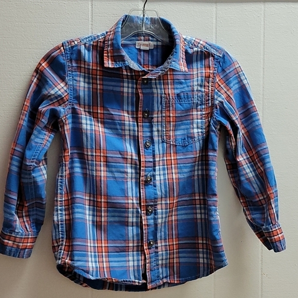 Euc Boys small 6-7 Cat and Jack button down - Picture 1 of 7